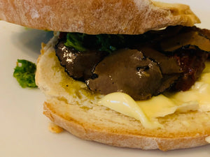 Arugula Pesto, Grilled Cheese, Sun dried Tomatoes, and Truffle Slices Sandwich Recipe – Timperio