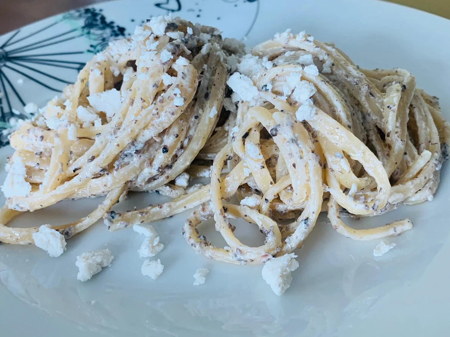 Truffle Sauce Mascarpone Linguine Pasta Recipe – Timperio