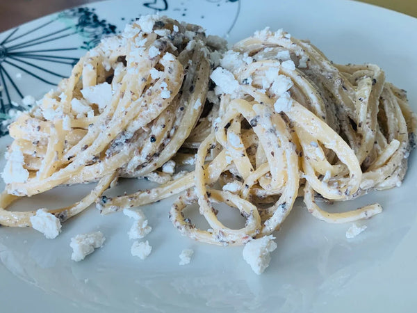 Truffle Sauce Mascarpone Linguine Pasta Recipe – Timperio