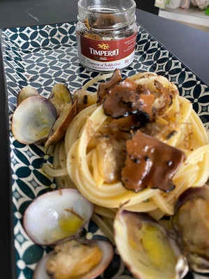 Spaghetti alle vongole (clams) and Truffle Carpaccio Recipe – Timperio
