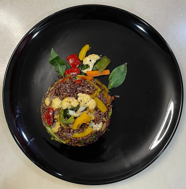 Stir fried Red Rice Recipe – Timperio