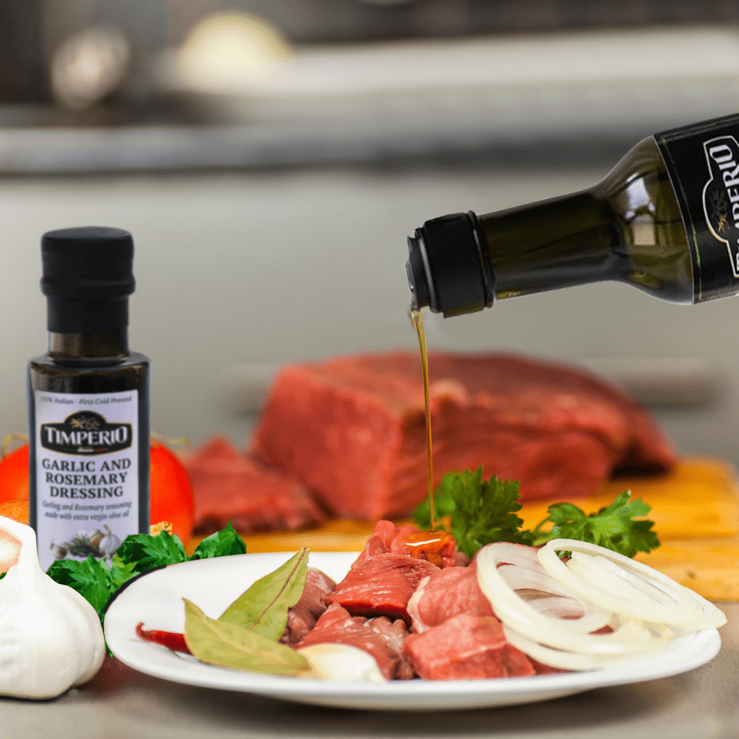 Garlic and Rosemary flavored EVOO - Timperio