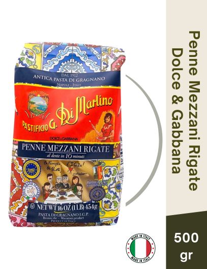 Penne Rigate limited-edition Dolce & Gabbana by Pastificio Di Martino (500 gr)