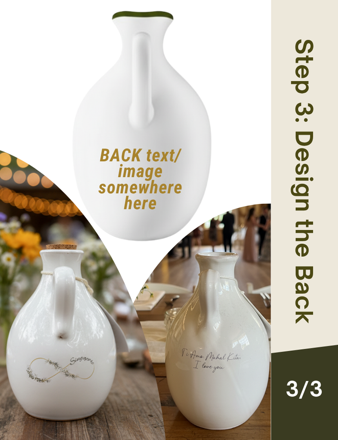 Customised olive oil Jar - 250 ML