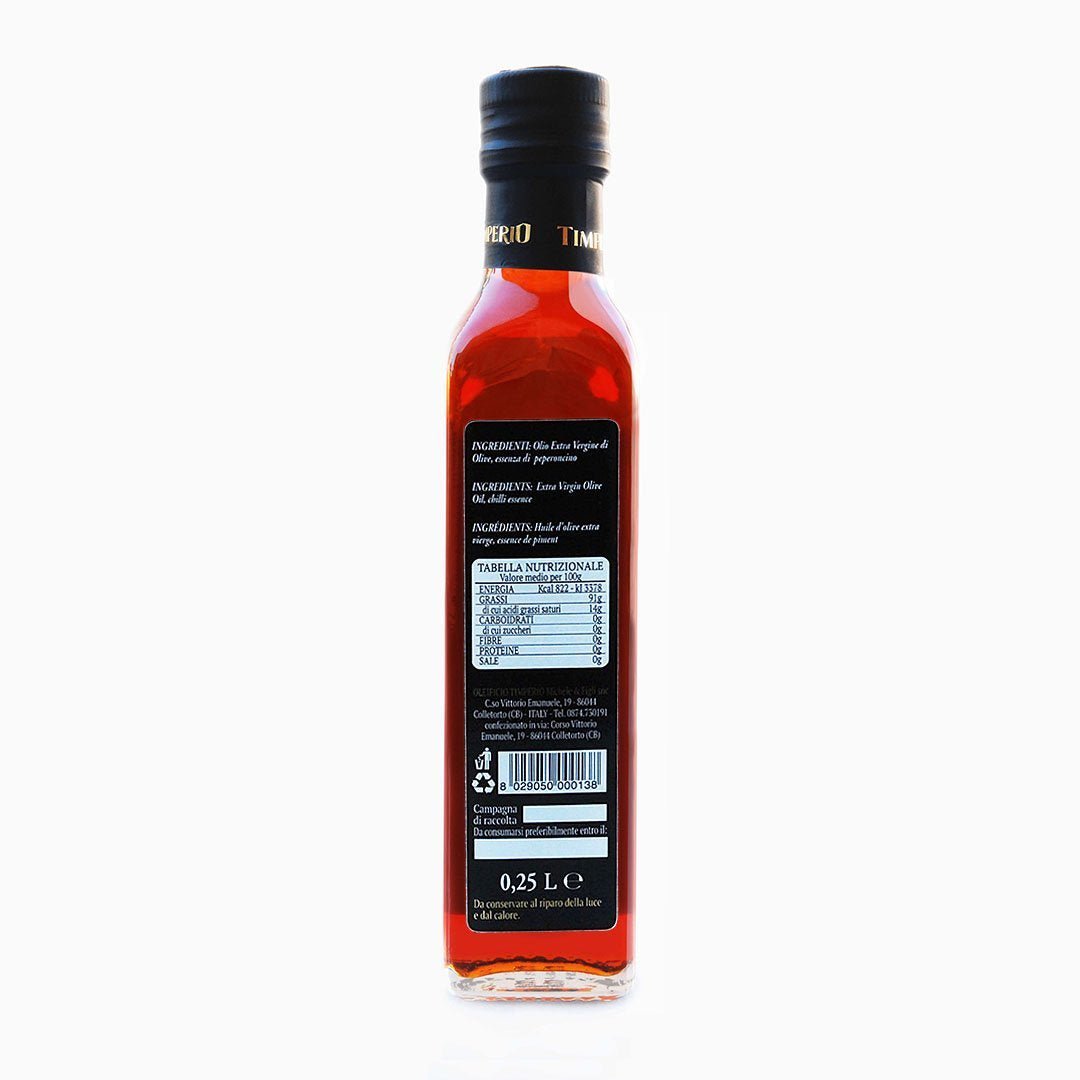 Chili-pepper flavored EVOO - Timperio
