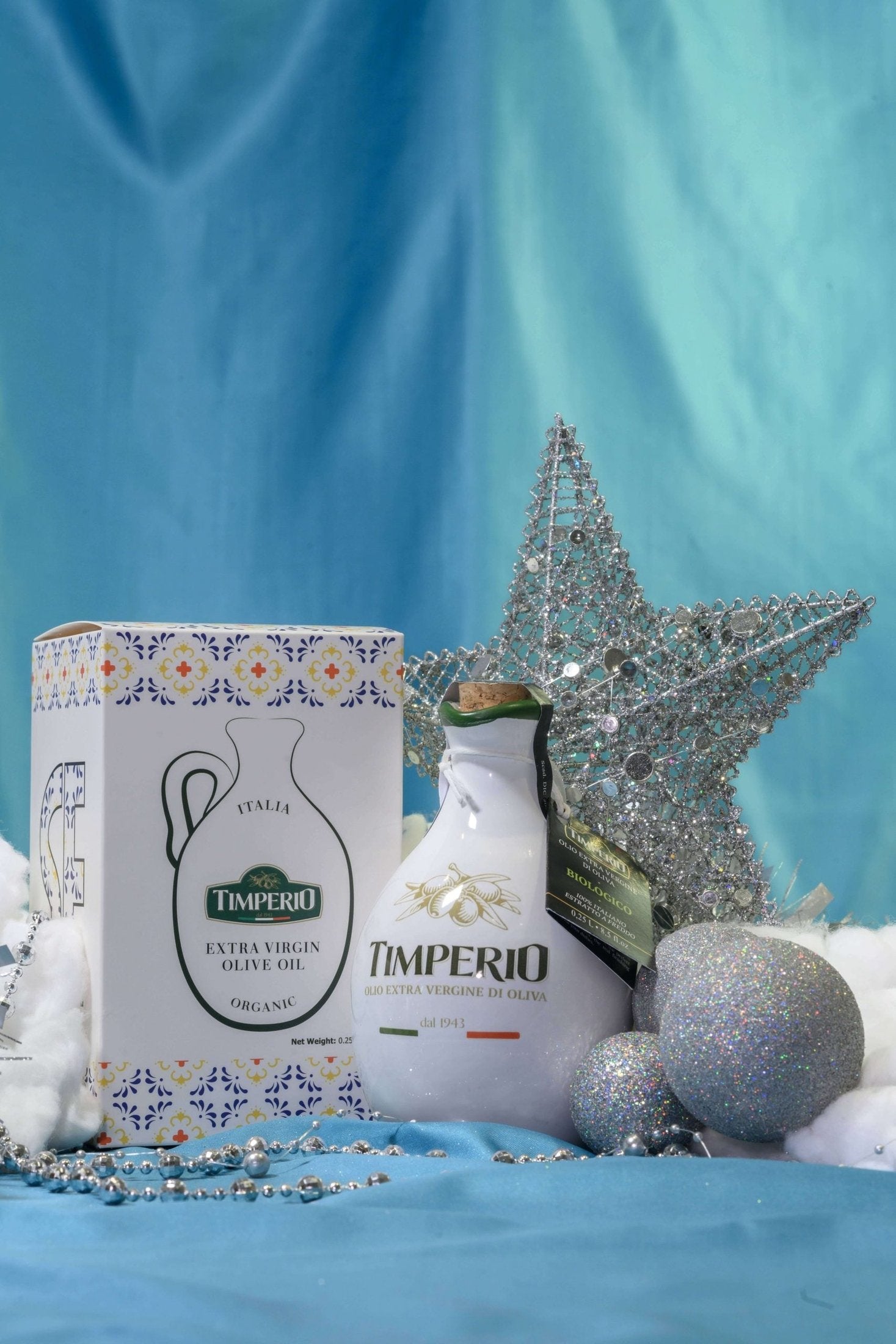 Hand-crafted EVOO ceramic jar in Molise gift box (250 ml)