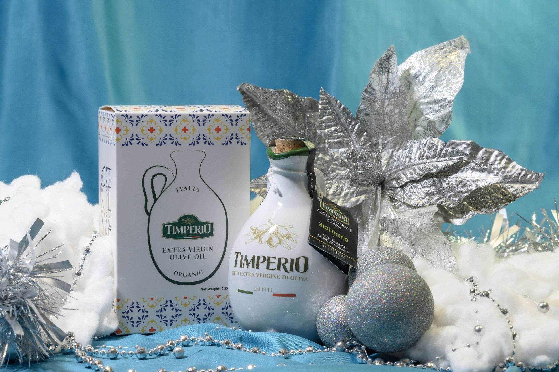 Hand-crafted EVOO ceramic jar in Molise gift box (250 ml)