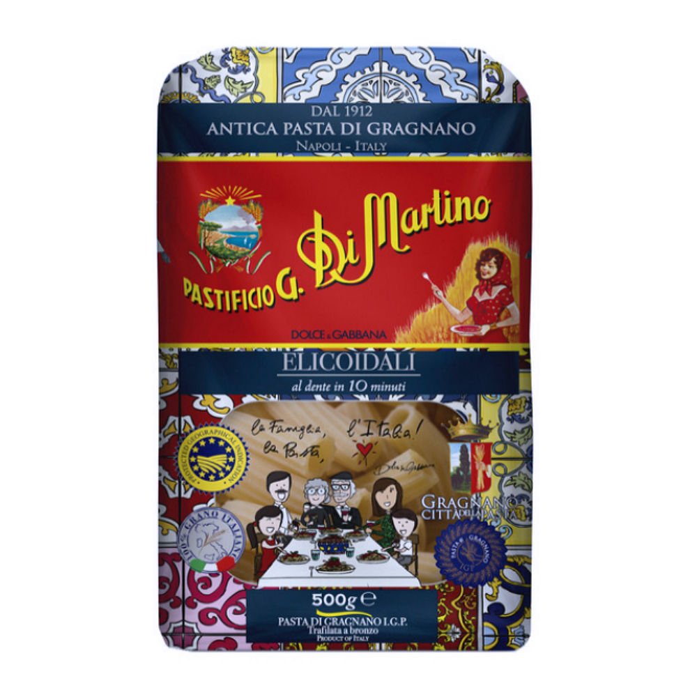 Elicoidali limited-edition Dolce & Gabbana by Pastificio Di Martino (500 gr) - Timperio