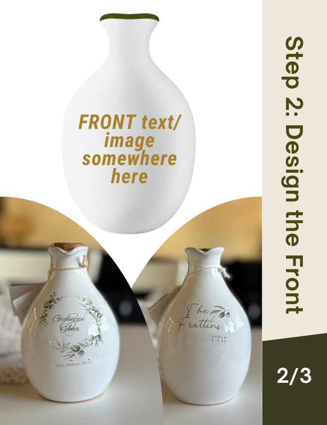 Customised olive oil Jar - 250 ML