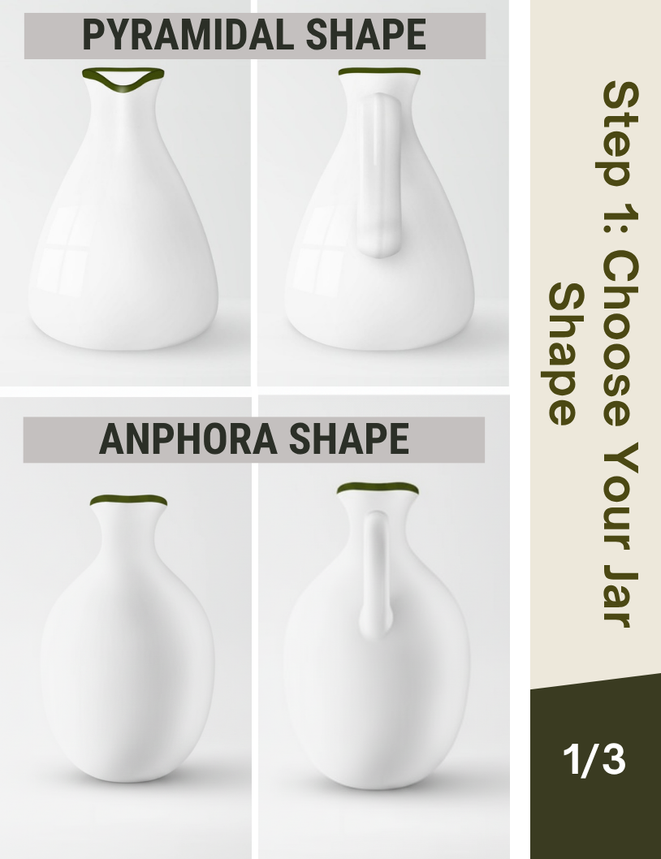 Customised olive oil Jar - 250 ML