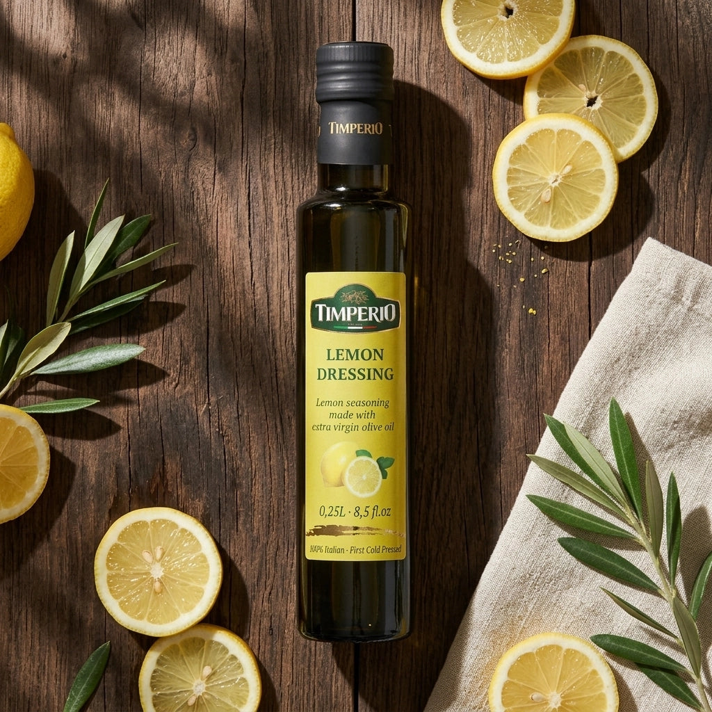 Sicilian Lemon flavored extra virgin olive oil