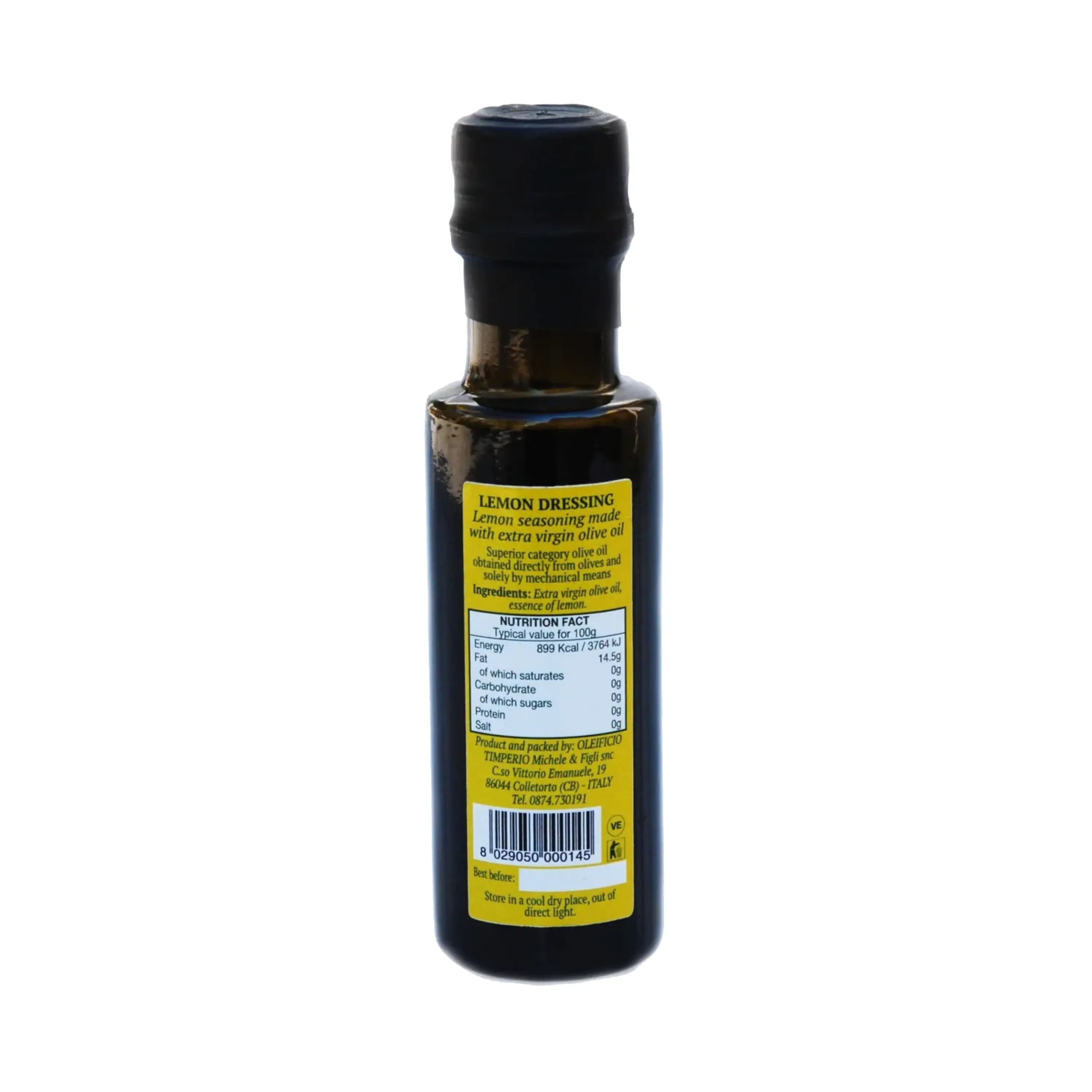 Sicilian Lemon flavored extra virgin olive oil